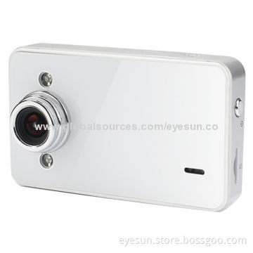 True HD 720P Car Camera with Night Vision, Supports microSD Card, 2.4-inch Display